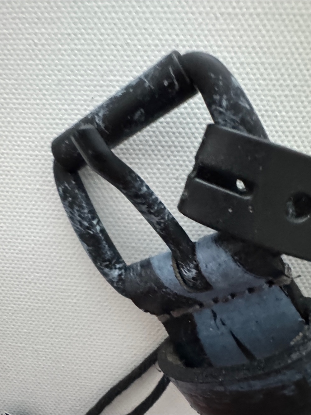 Diesel B-LONG Belt Black Blue Sz 78 NWT - Picture 2 of 10
